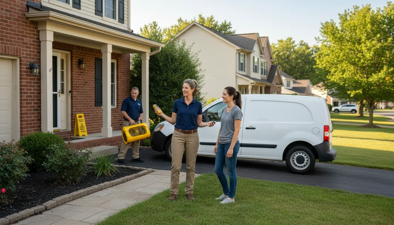 Residential water damage restoration in Florence, AZ
